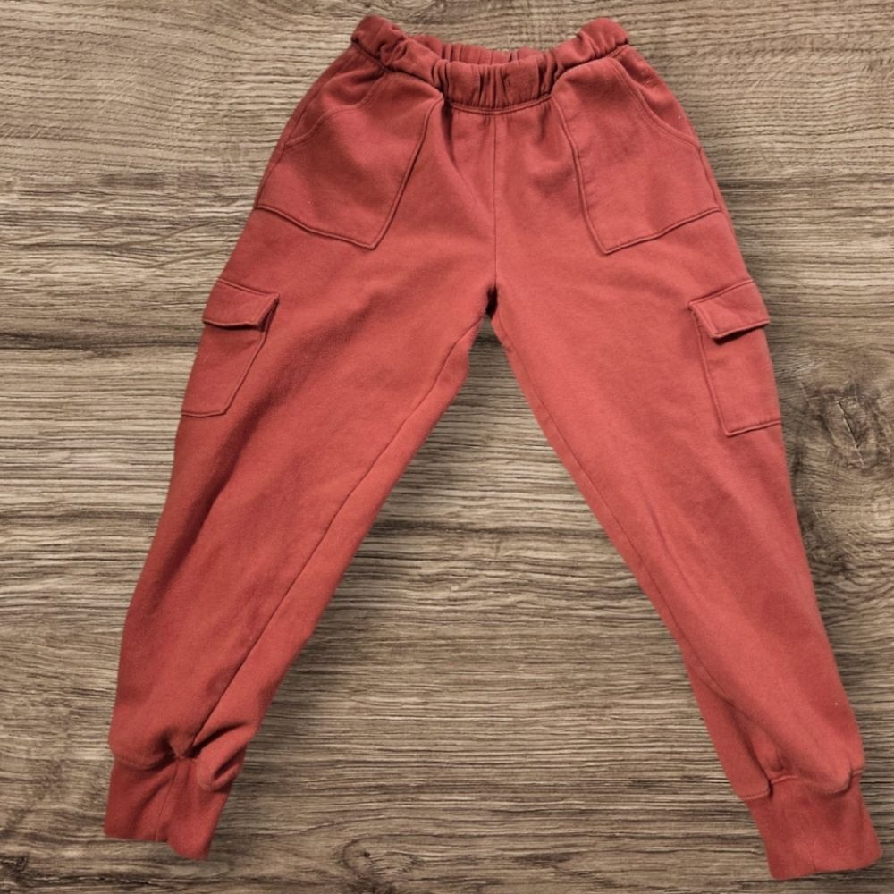 PINK Victoria's Secret Rust Cargo Jogger Sweatpants